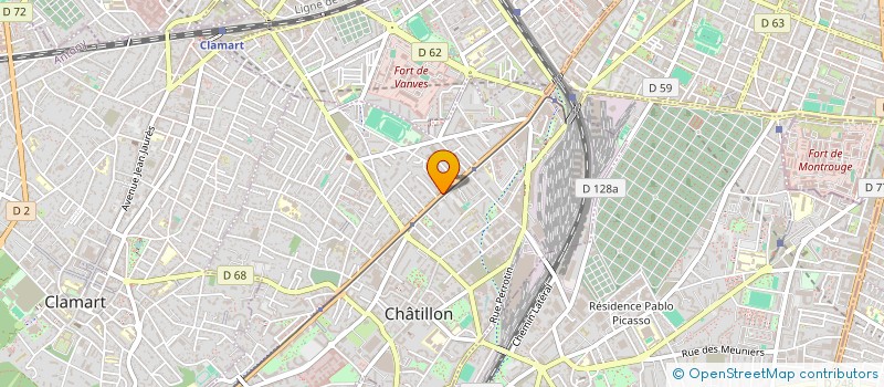 localisation de l'entreprise MONSIEUR MOURAD CHALAL  CHATILLON