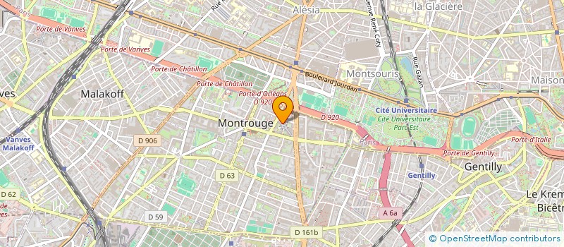 localisation de l'entreprise MONSIEUR MOURAD CHEMLI  MONTROUGE