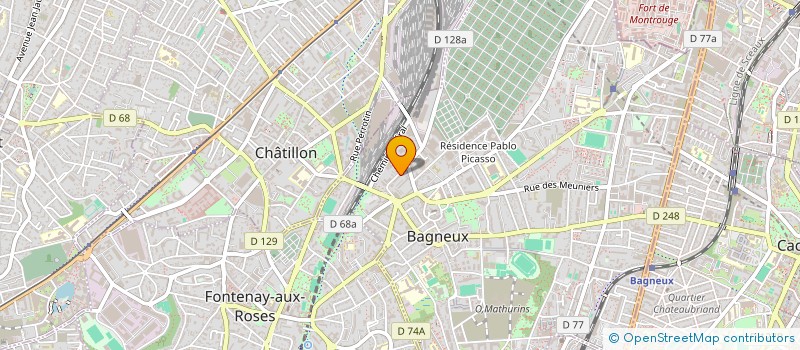 localisation de l'entreprise MONSIEUR MOURAD CHIKH  BAGNEUX