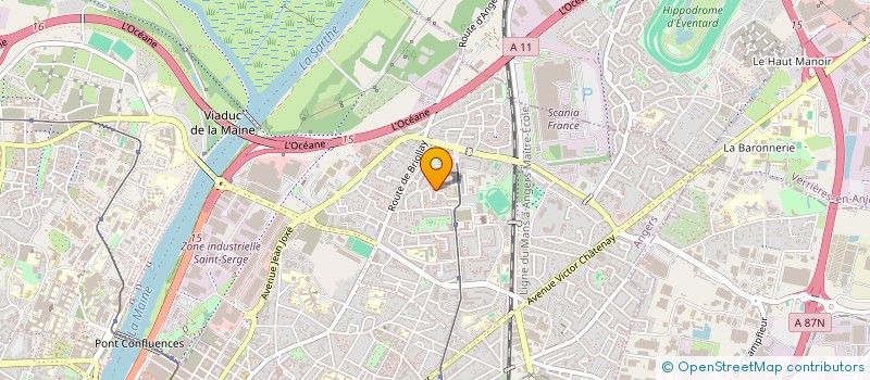 localisation de l'entreprise MONSIEUR MOURAD CHOUITRI à ANGERS