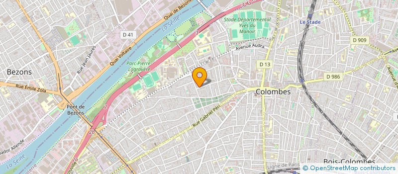 localisation de l'entreprise MONSIEUR MOURAD DERRADJI à COLOMBES