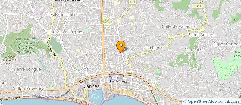 localisation de l'entreprise MONSIEUR MOURAD DILOU à CANNES