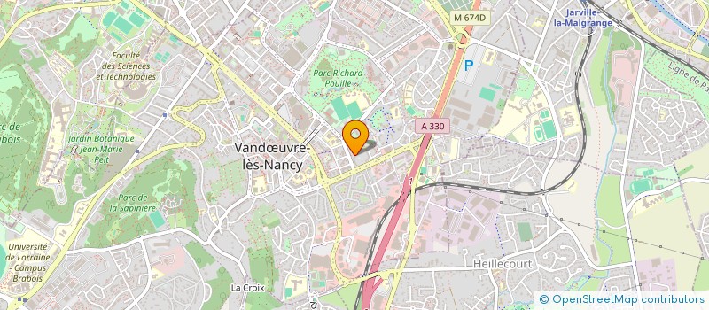 localisation de l'entreprise MONSIEUR MOURAD DJENAOUI  VANDUVRE-LES-NANCY