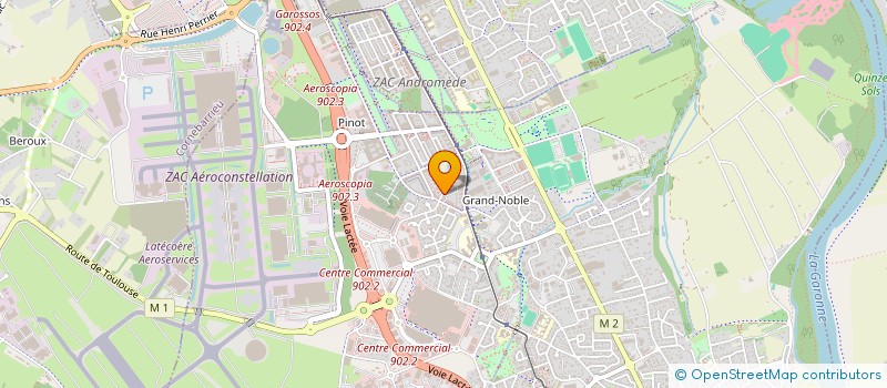 localisation de l'entreprise MONSIEUR MOURAD EDDADSI  BLAGNAC