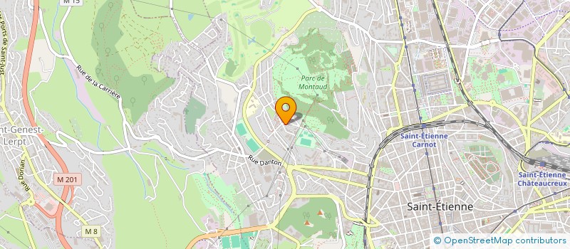 localisation de l'entreprise MONSIEUR MOURAD EL BOUZIANI  SAINT-ETIENNE