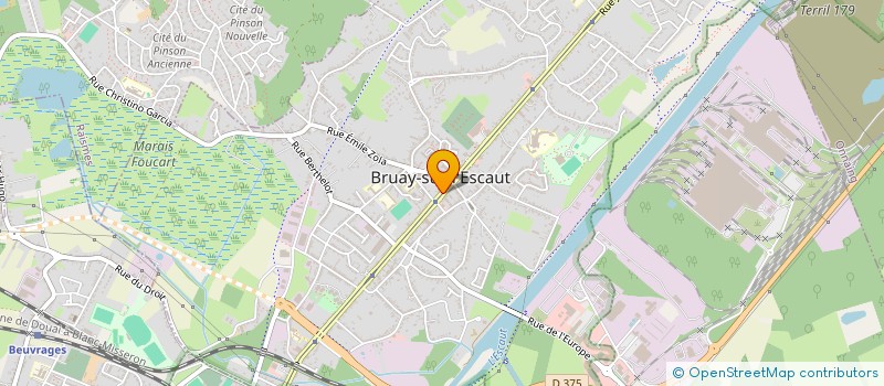 localisation de l'entreprise MONSIEUR MOURAD EL GHANMI à BRUAY-SUR-L'ESCAUT