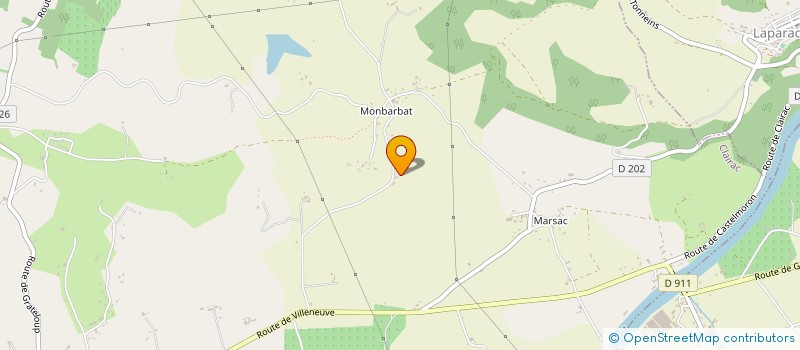 localisation de l'entreprise MONSIEUR MOURAD EL HARIOULI à CLAIRAC