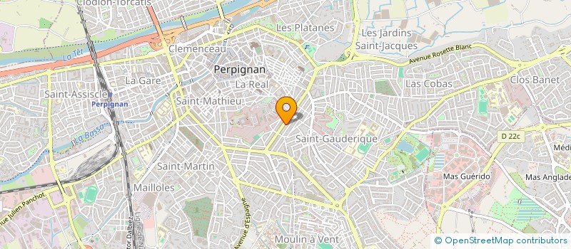 localisation de l'entreprise MONSIEUR MOURAD EL KANBI  PERPIGNAN