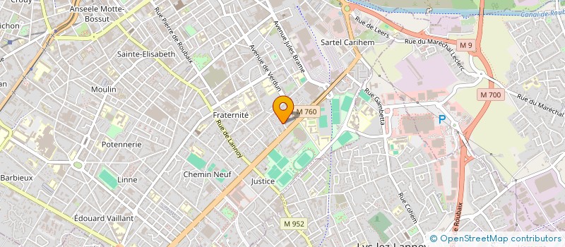 localisation de l'entreprise MONSIEUR MOURAD EL MANSOUF  ROUBAIX