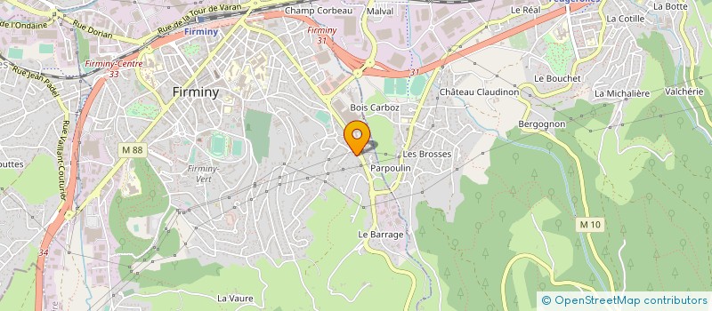 localisation de l'entreprise MONSIEUR MOURAD EL MESMOUDI à FIRMINY