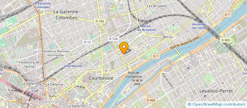 localisation de l'entreprise MONSIEUR MOURAD EL ZERG à COURBEVOIE