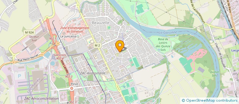 localisation de l'entreprise MONSIEUR MOURAD ELAOUAMAD  BEAUZELLE