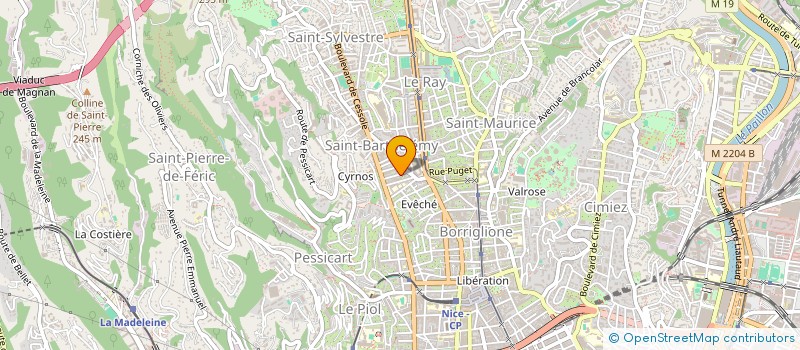 localisation de l'entreprise MONSIEUR MOURAD FAZAI  NICE