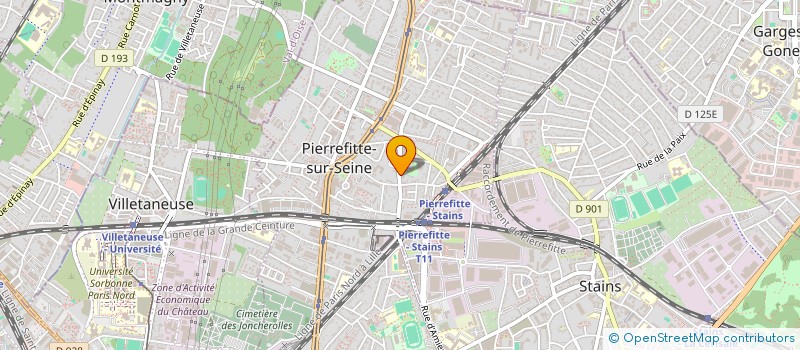 localisation de l'entreprise MONSIEUR MOURAD FELISSI à PIERREFITTE-SUR-SEINE