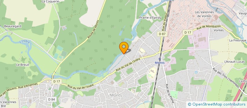 localisation de l'entreprise MONSIEUR MOURAD FERRAOUN  MONTS