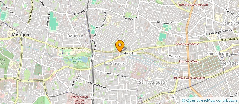 localisation de l'entreprise MONSIEUR MOURAD FETTAH  MERIGNAC