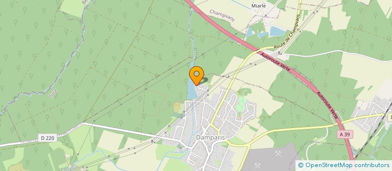 localisation de l'entreprise MONSIEUR MOURAD FETTOUS  DAMPARIS