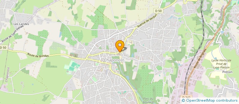 localisation de l'entreprise MONSIEUR MOURAD FOUKIA  CHAPONOST