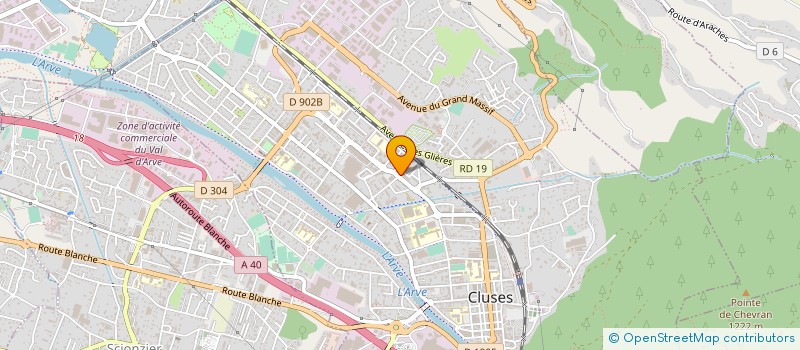 localisation de l'entreprise MONSIEUR MOURAD GANA  CLUSES