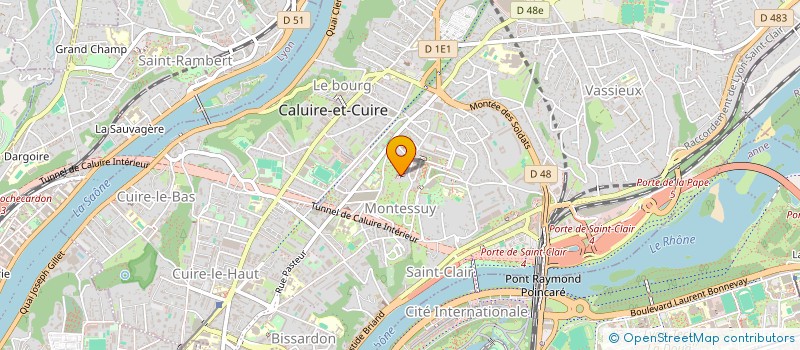 localisation de l'entreprise MONSIEUR MOURAD GATFAOUI  CALUIRE-ET-CUIRE