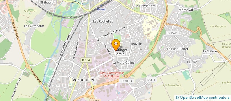 localisation de l'entreprise MONSIEUR MOURAD GRIB à DREUX