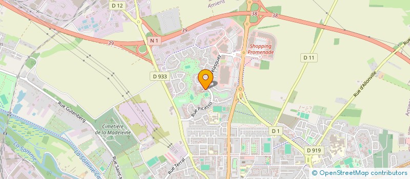 localisation de l'entreprise MONSIEUR MOURAD GUELFAT  AMIENS