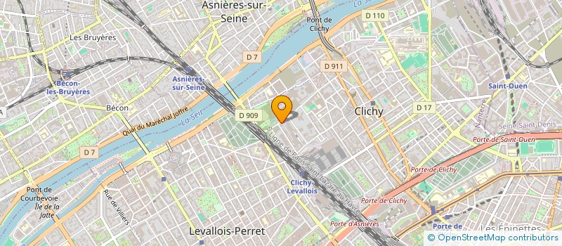 localisation de l'entreprise MONSIEUR MOURAD GUISSOUS à CLICHY