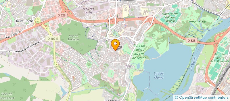 localisation de l'entreprise MONSIEUR MOURAD HABA à ANGERS