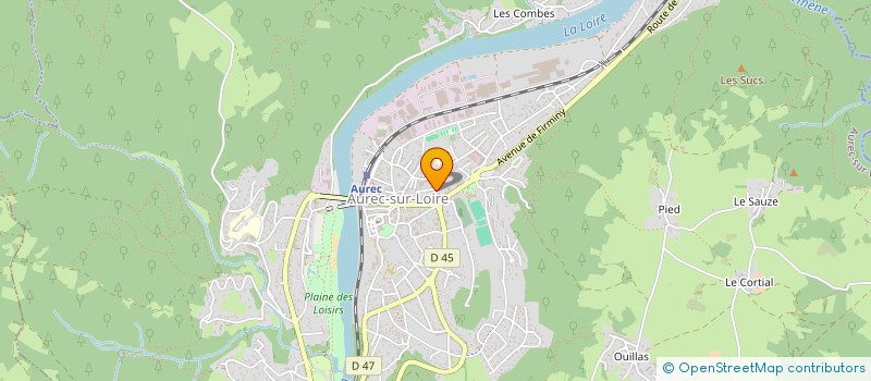 localisation de l'entreprise MONSIEUR MOURAD HADAD  AUREC-SUR-LOIRE