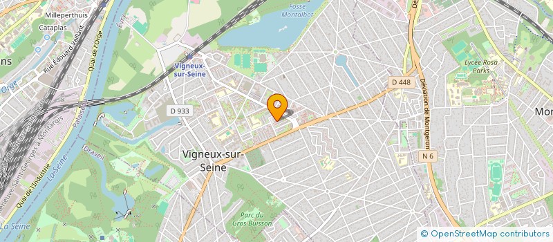 localisation de l'entreprise MONSIEUR MOURAD HADDADI  VIGNEUX-SUR-SEINE