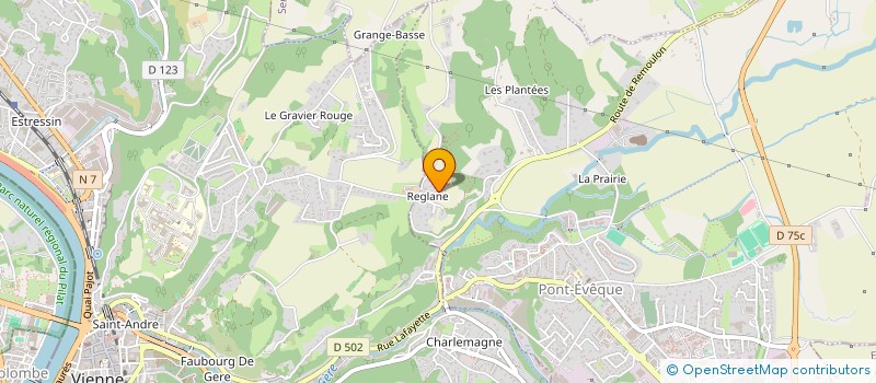 localisation de l'entreprise MONSIEUR MOURAD HADJ ABDERRAHMANE  PONT-EVEQUE