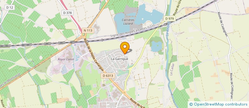 localisation de l'entreprise MONSIEUR MOURAD HADJ HAMOU  AIMARGUES