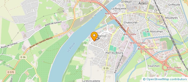 localisation de l'entreprise MONSIEUR MOURAD HAMADOUCHE  ARLES