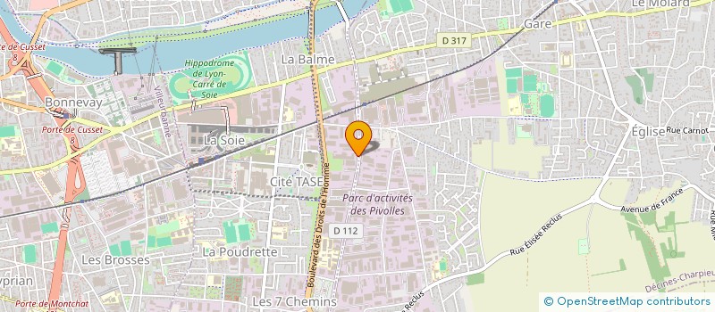 localisation de l'entreprise MONSIEUR MOURAD HAMED  VAULX-EN-VELIN