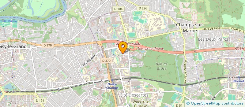 localisation de l'entreprise MONSIEUR MOURAD HAMMOUDI  CHAMPS-SUR-MARNE