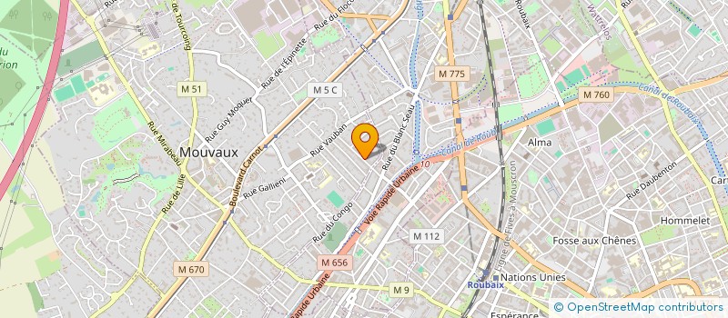 localisation de l'entreprise MONSIEUR MOURAD HAMMOUMA  MOUVAUX