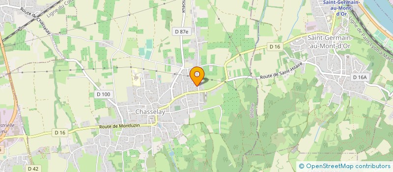 localisation de l'entreprise MONSIEUR MOURAD HATHROUBI  CHASSELAY