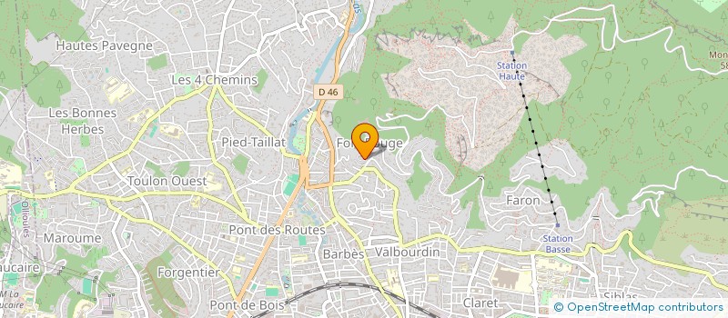 localisation de l'entreprise MONSIEUR MOURAD HATTAB  TOULON