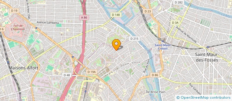 localisation de l'entreprise MONSIEUR MOURAD JAABAR  CRETEIL