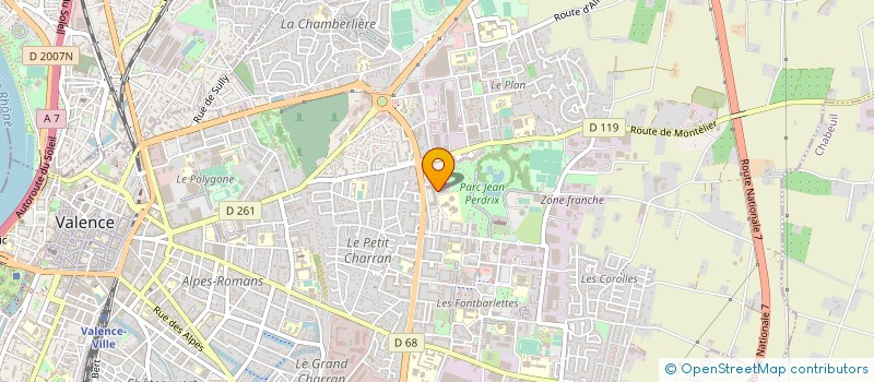localisation de l'entreprise MONSIEUR MOURAD JABRI à VALENCE