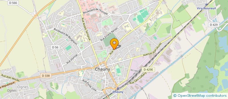 localisation de l'entreprise MONSIEUR MOURAD JALAL  CHAUNY