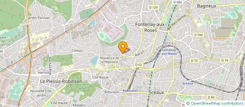 localisation de l'entreprise MONSIEUR MOURAD JEMAI à FONTENAY-AUX-ROSES