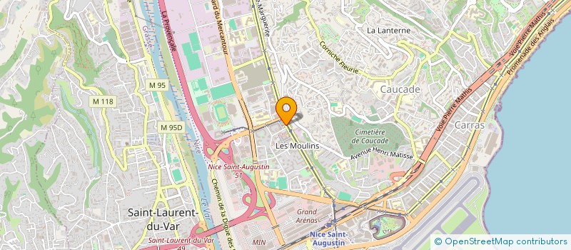 localisation de l'entreprise MONSIEUR MOURAD KACHBOU  NICE