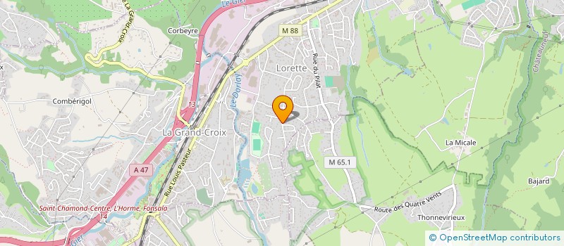 localisation de l'entreprise MONSIEUR MOURAD KADDA  LORETTE