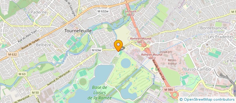 localisation de l'entreprise MONSIEUR MOURAD KEDDAR  TOURNEFEUILLE