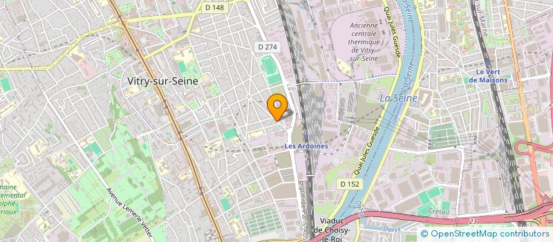 localisation de l'entreprise MONSIEUR MOURAD KELOUFI  VITRY-SUR-SEINE