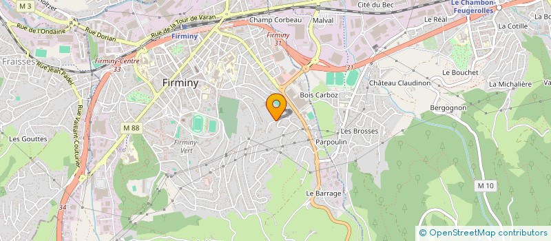 localisation de l'entreprise MONSIEUR MOURAD KHETTAB à FIRMINY