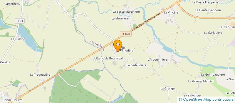 localisation de l'entreprise MONSIEUR MOURAD KOUCHANE à LES HERBIERS