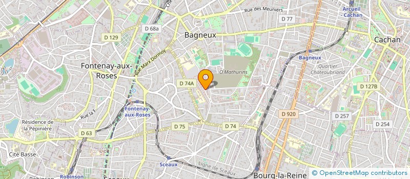 localisation de l'entreprise MONSIEUR MOURAD LAAMARI à BAGNEUX