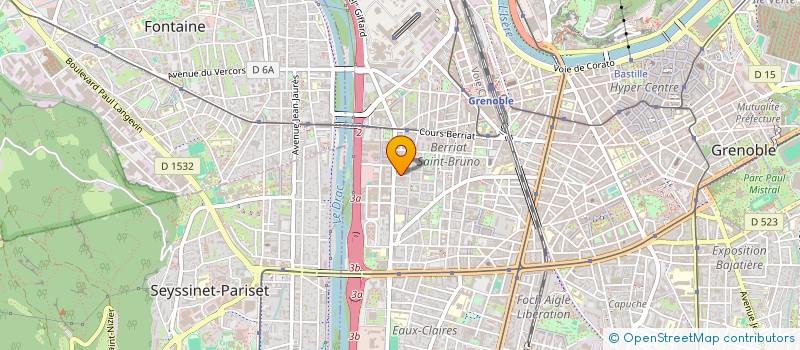 localisation de l'entreprise MONSIEUR MOURAD LADRAM  GRENOBLE